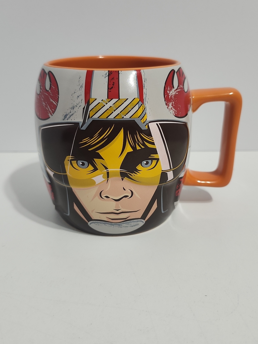 Star Wars Graphic Orange Ceramic Mug